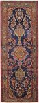 Runner Perský koberec - Klasický - 324 x 122 cm - tmavě modrá