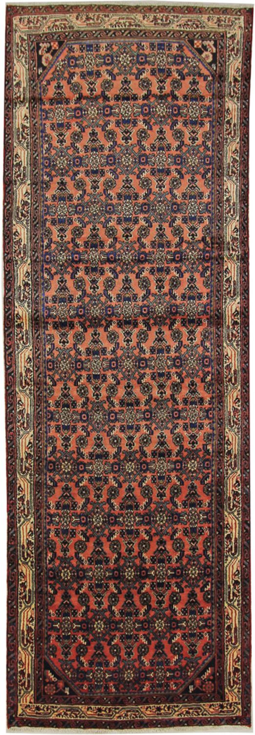 Løper Persisk teppe - klassisk - 315 x 108 cm - rosa