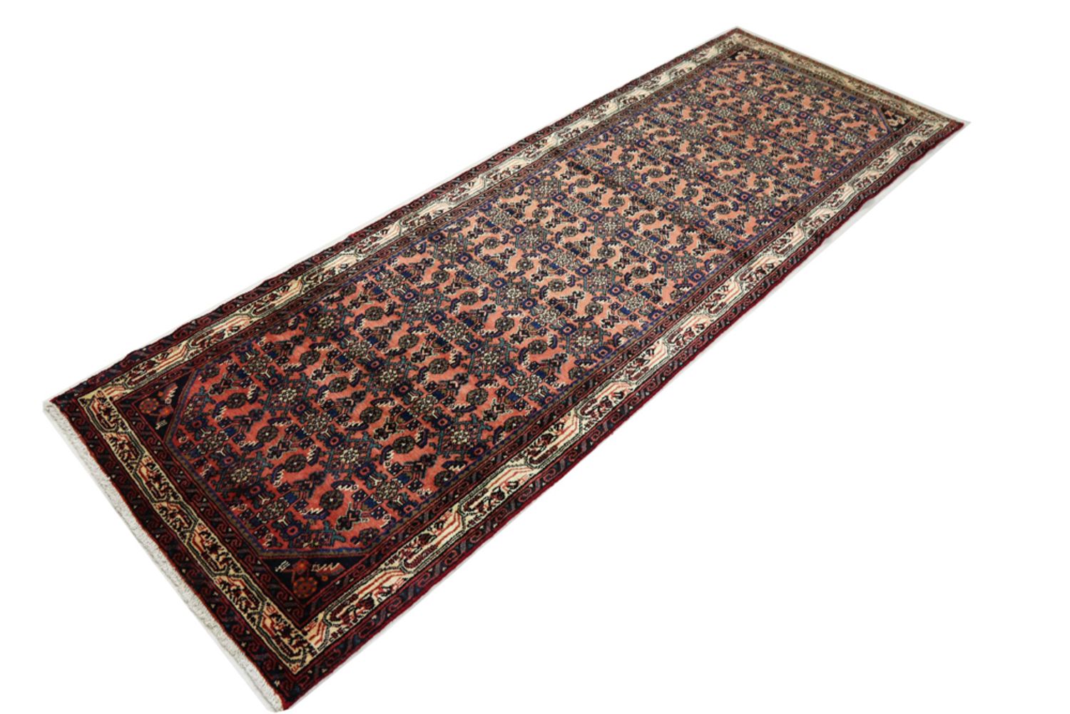 Løper Persisk teppe - klassisk - 315 x 108 cm - rosa