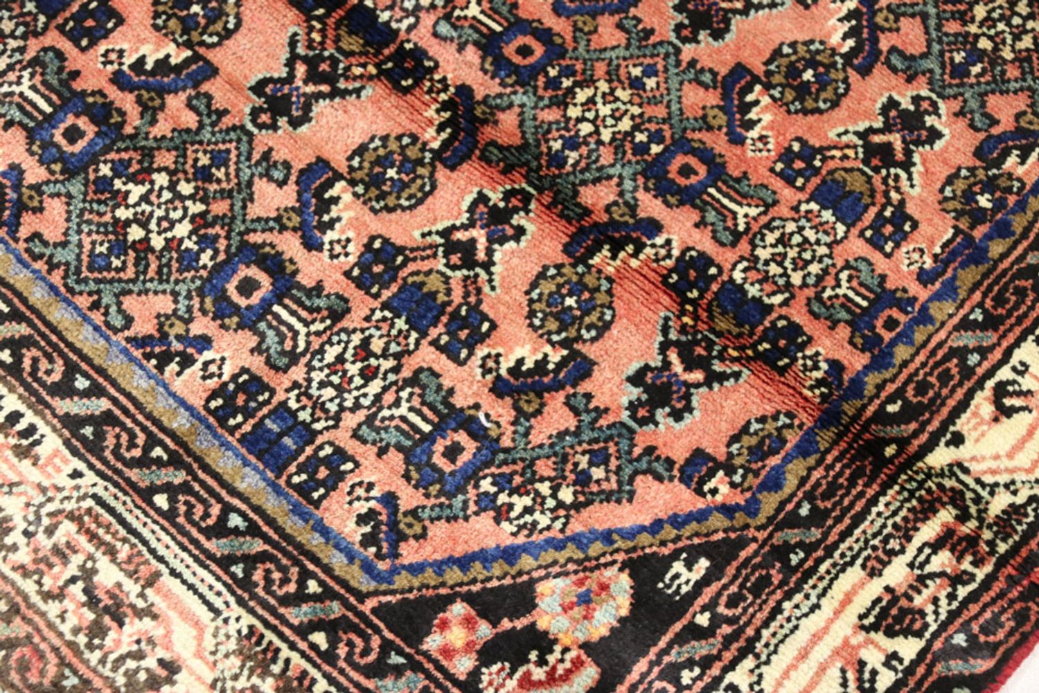 Løper Persisk teppe - klassisk - 315 x 108 cm - rosa