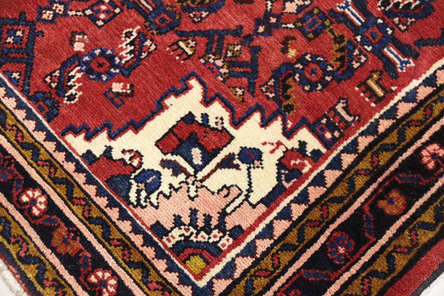 Runner Perský koberec - Nomádský - 330 x 125 cm - červená