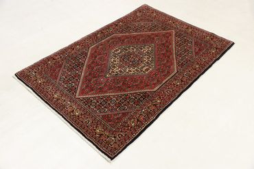 Alfombra persa - Bidjar - 172 x 115 cm - rojo