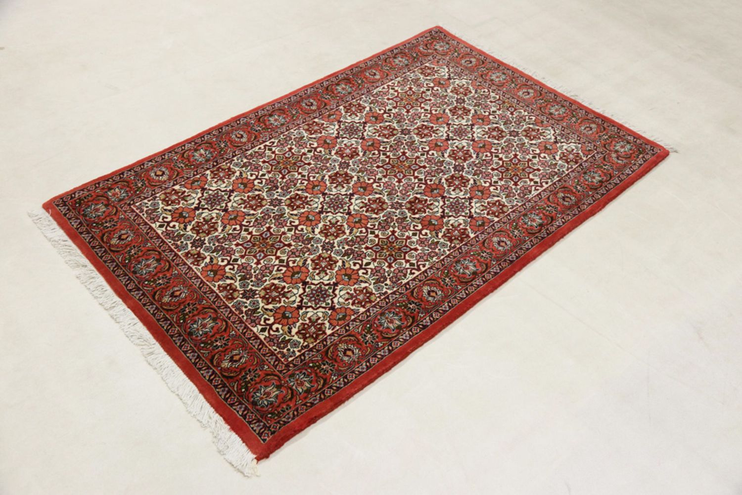 Alfombra persa - Bidjar - 178 x 112 cm - beige