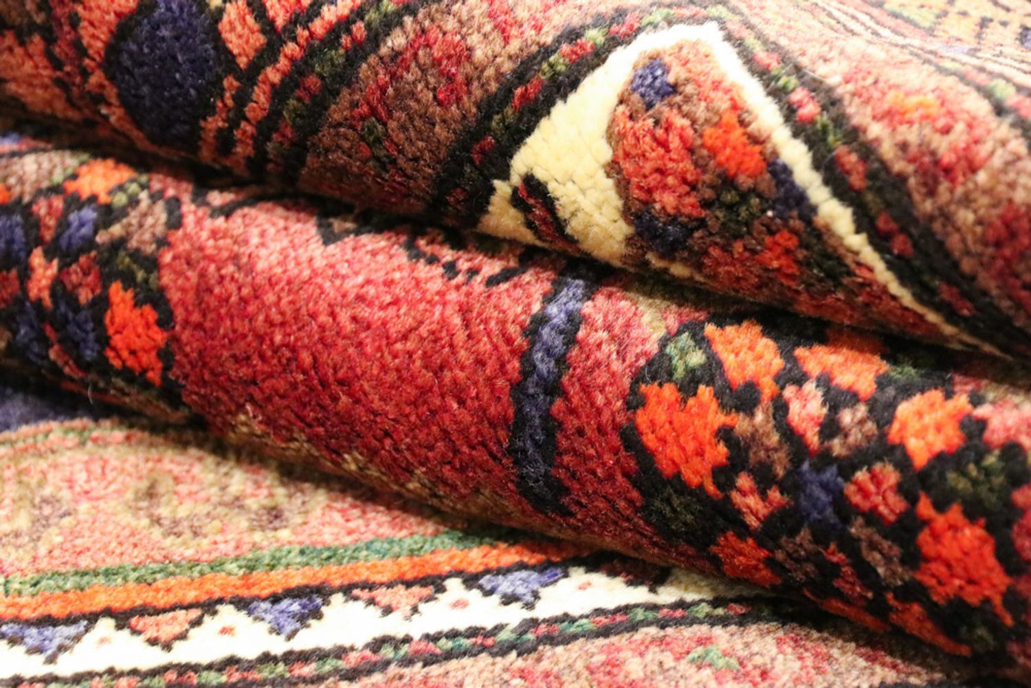 Alfombra persa - Nómada - 220 x 127 cm - óxido