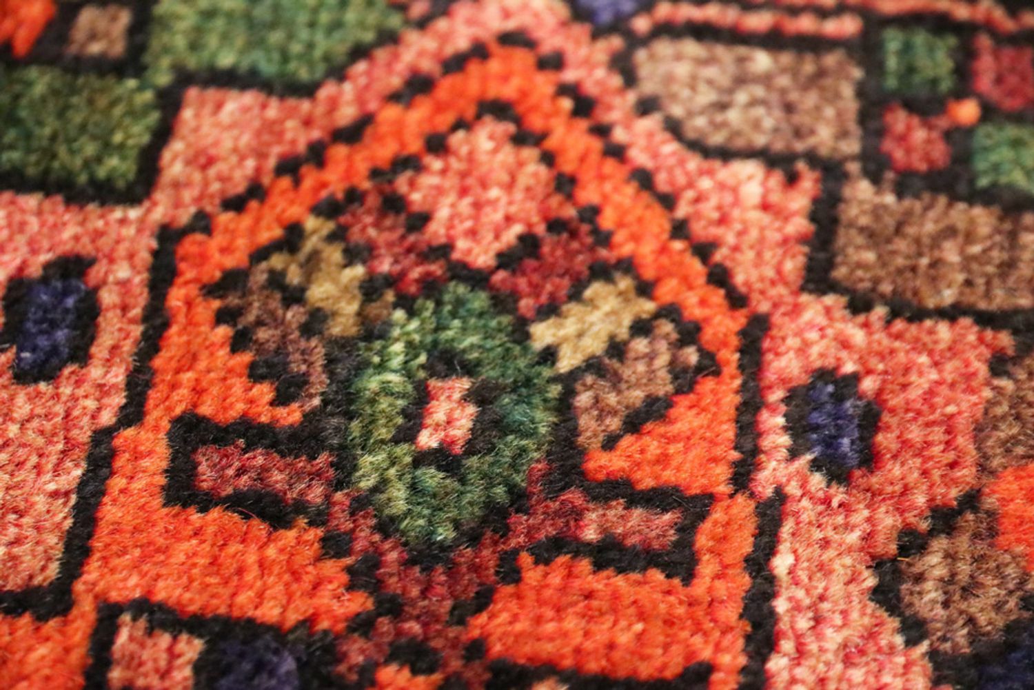 Alfombra persa - Nómada - 220 x 127 cm - óxido