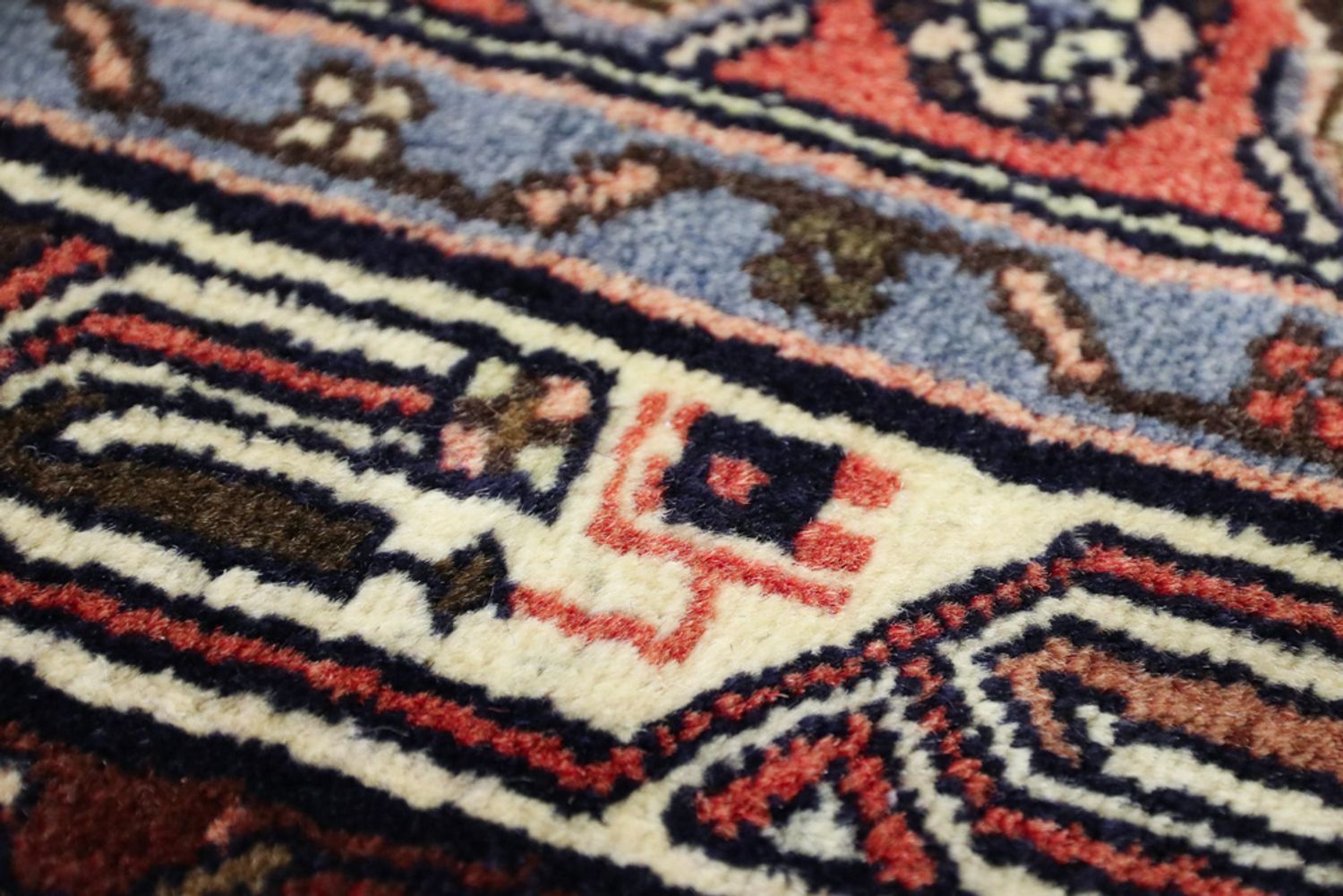 Alfombra de pasillo Alfombra persa - Clásica - 284 x 86 cm - rojo