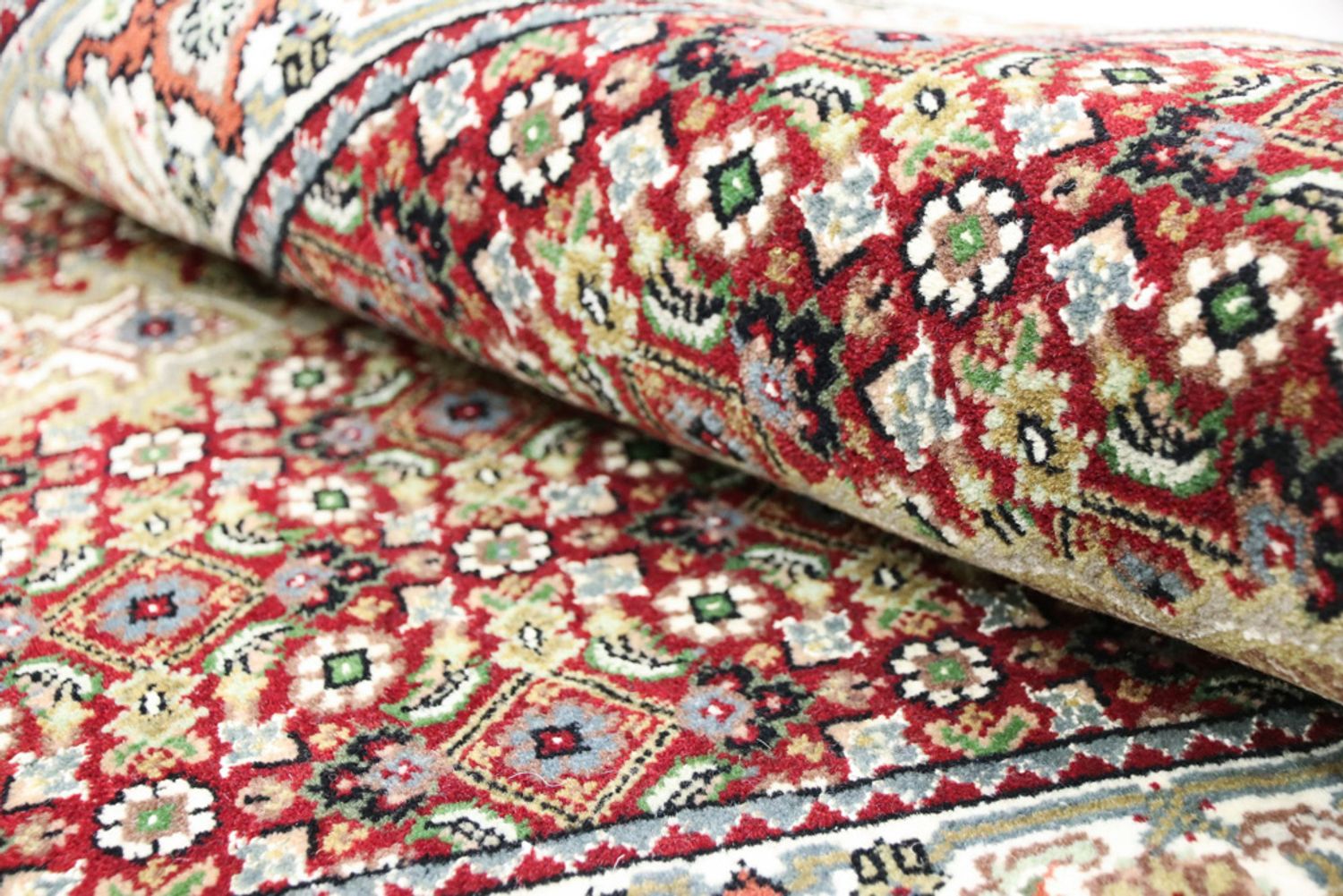 Alfombra de pasillo Alfombra oriental - Tabriz - 302 x 80 cm - beige oscuro