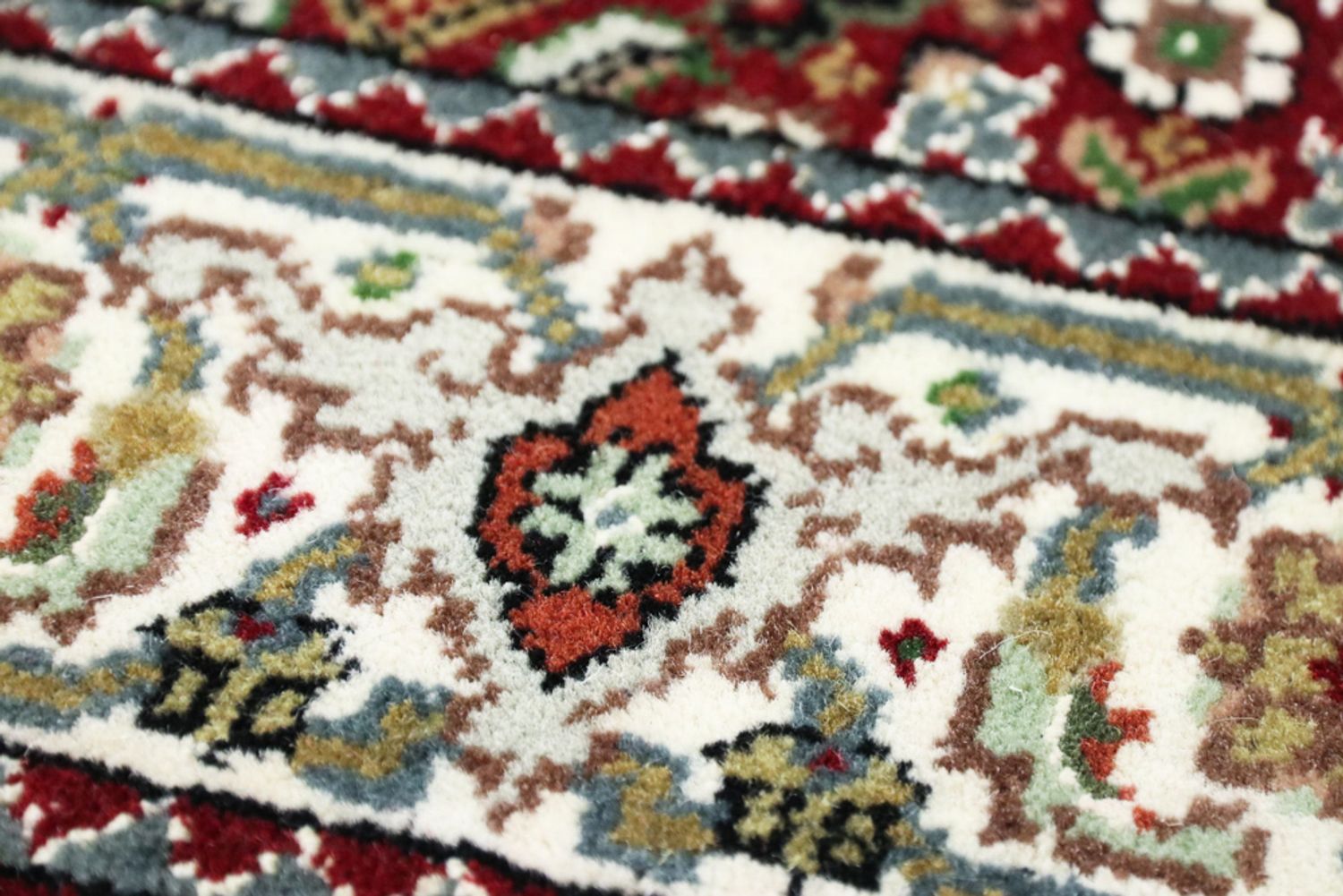 Alfombra de pasillo Alfombra oriental - Tabriz - 302 x 80 cm - beige oscuro