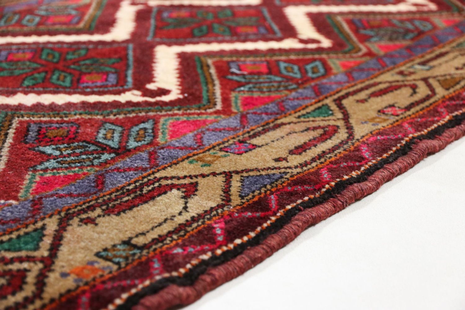 Alfombra de pasillo Alfombra persa - Nómada - 260 x 87 cm - óxido