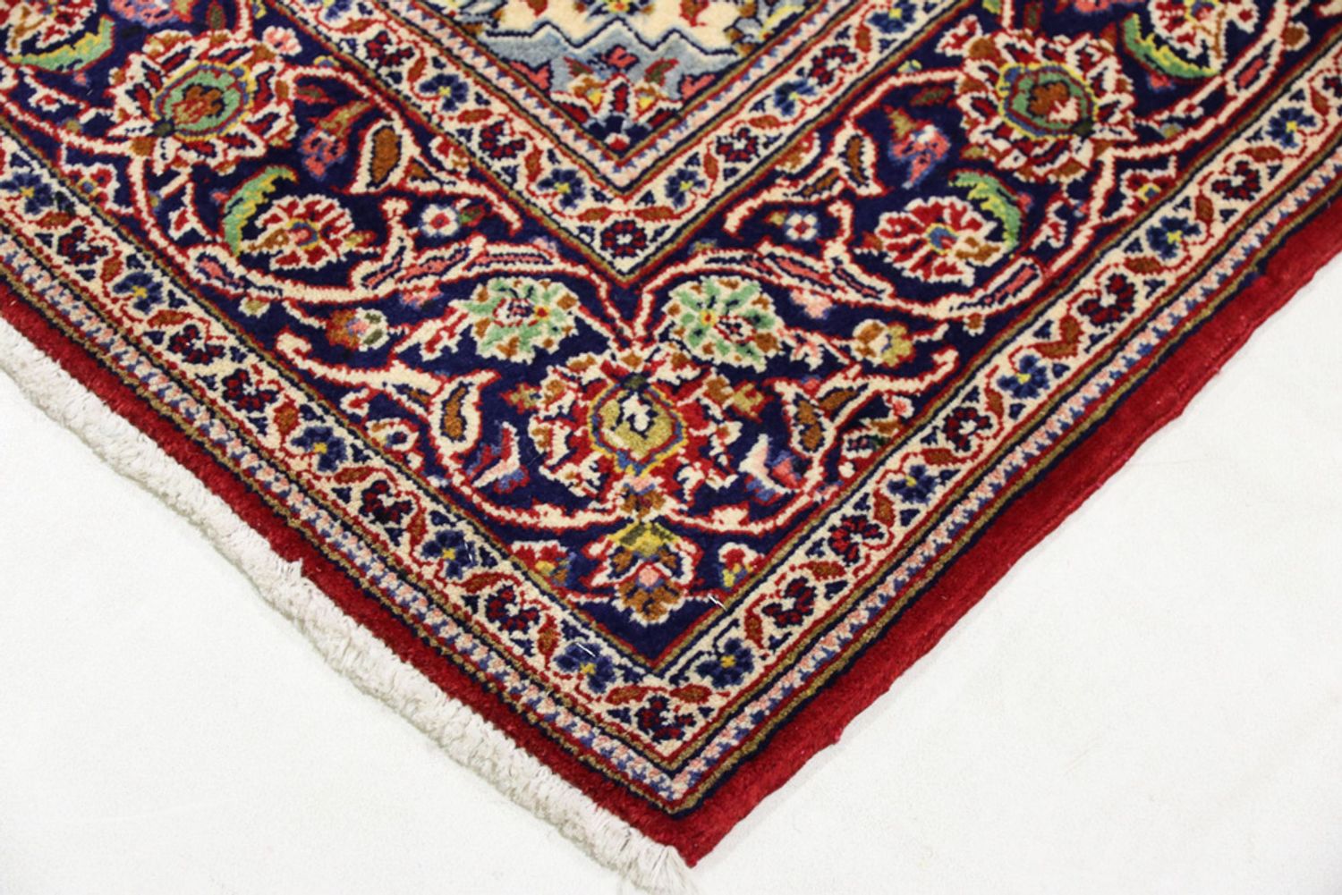 Alfombra persa - Keshan - 230 x 133 cm - rojo