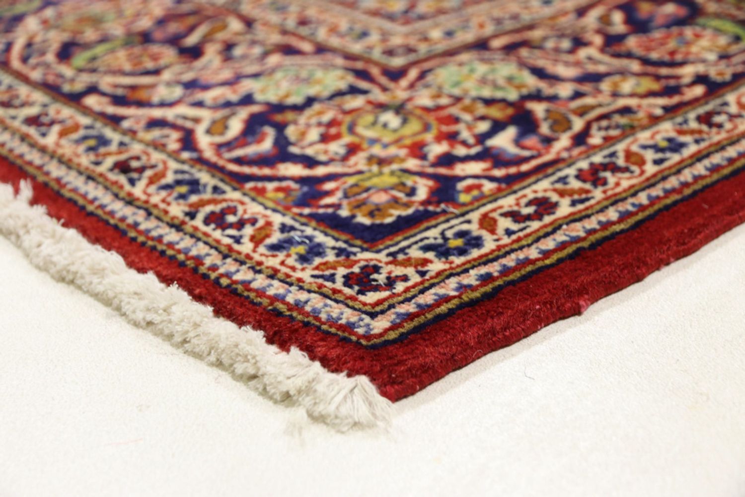 Alfombra persa - Keshan - 230 x 133 cm - rojo