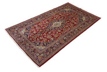 Alfombra persa - Keshan - 230 x 133 cm - rojo