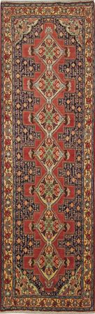 Alfombra de pasillo Alfombra persa - Nómada - 297 x 88 cm - rojo