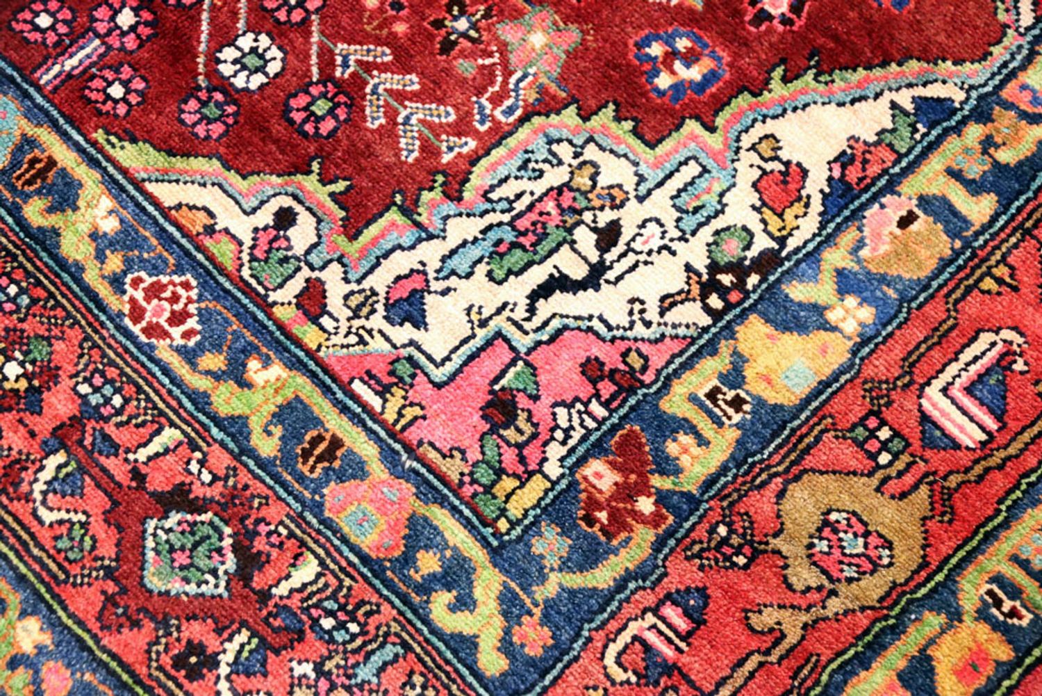 Alfombra persa - Nómada - 308 x 152 cm - rojo