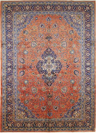 Alfombra persa - Clásica - 397 x 291 cm - rojo