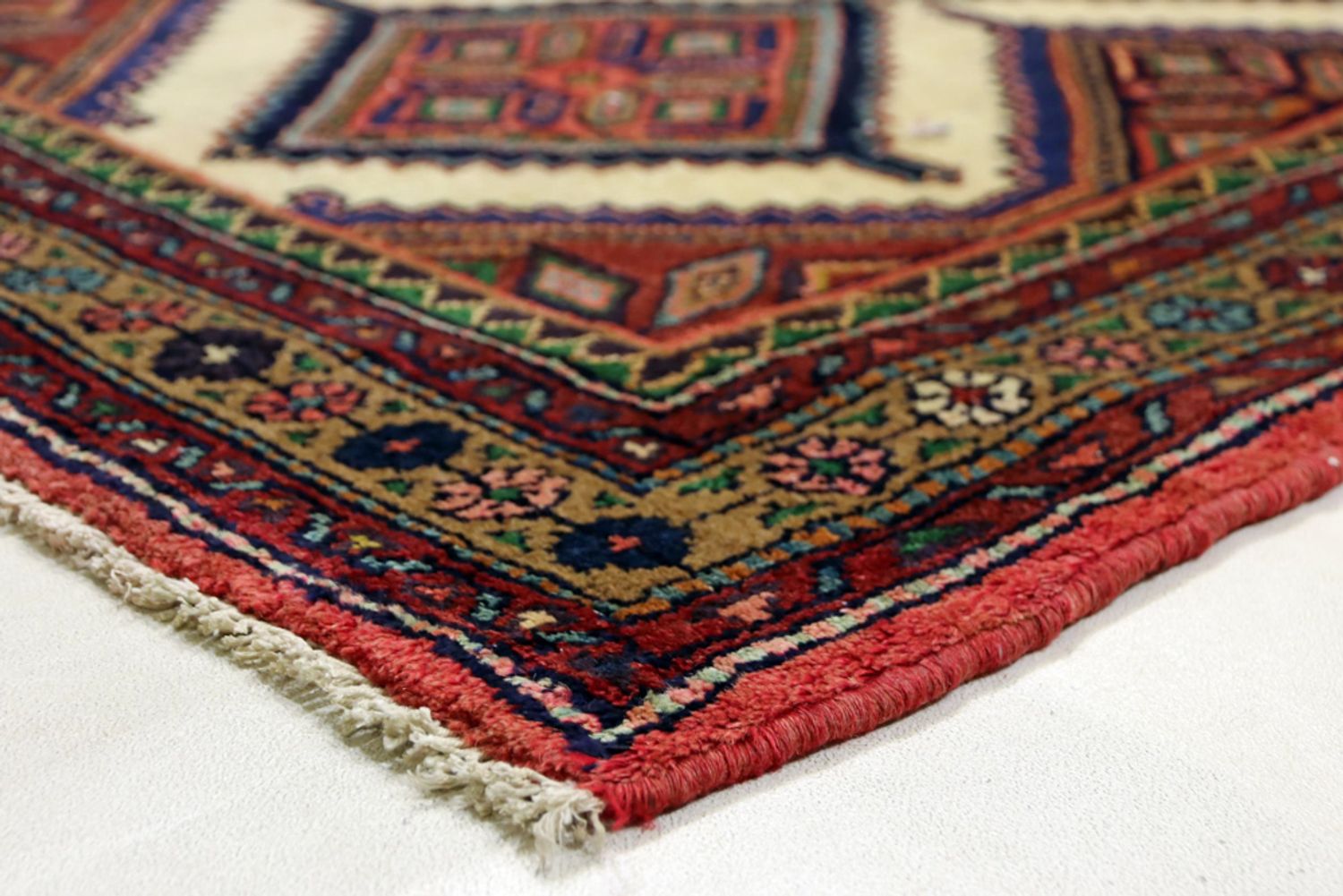 Alfombra de pasillo Alfombra persa - Nómada - 350 x 87 cm - beige oscuro