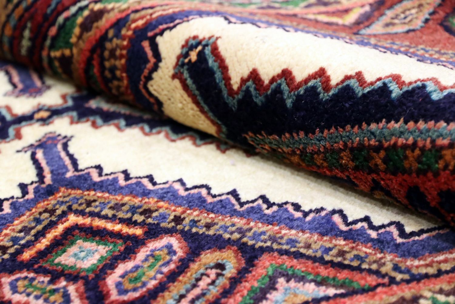 Alfombra de pasillo Alfombra persa - Nómada - 350 x 87 cm - beige oscuro