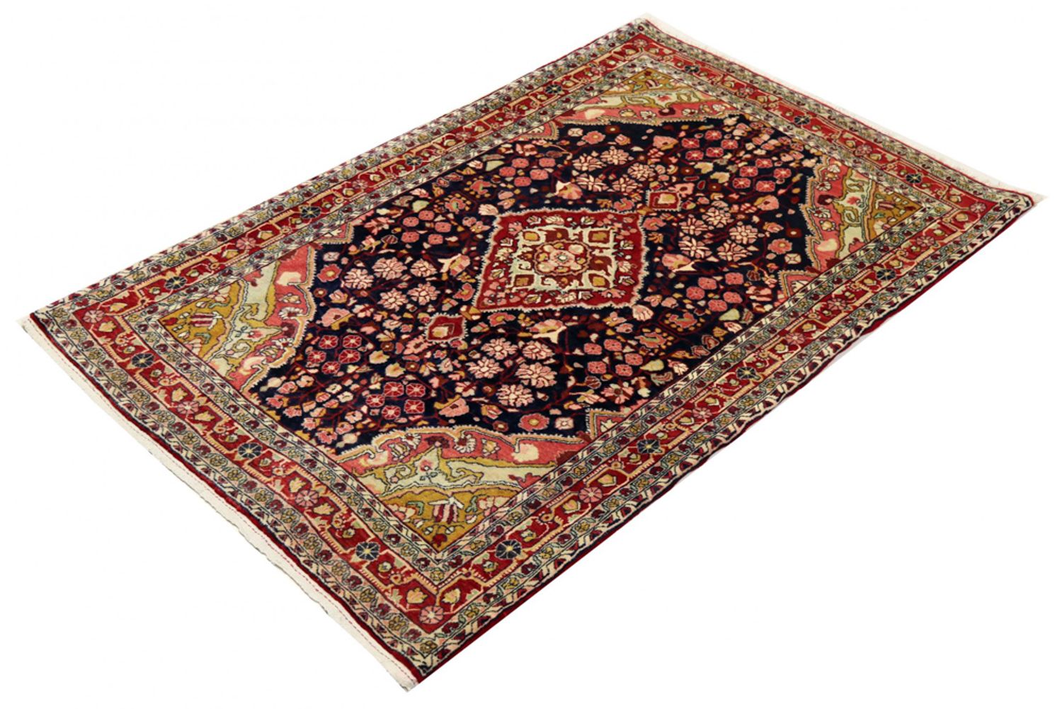 Perský koberec - Nomádský - 166 x 108 cm - tmavě modrá