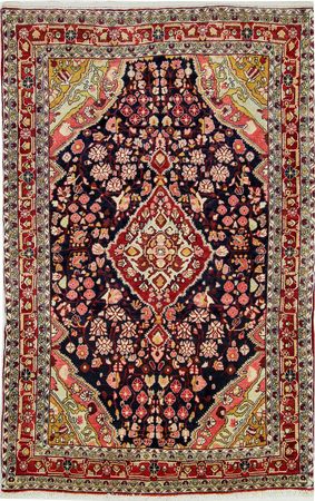 Perský koberec - Nomádský - 166 x 108 cm - tmavě modrá