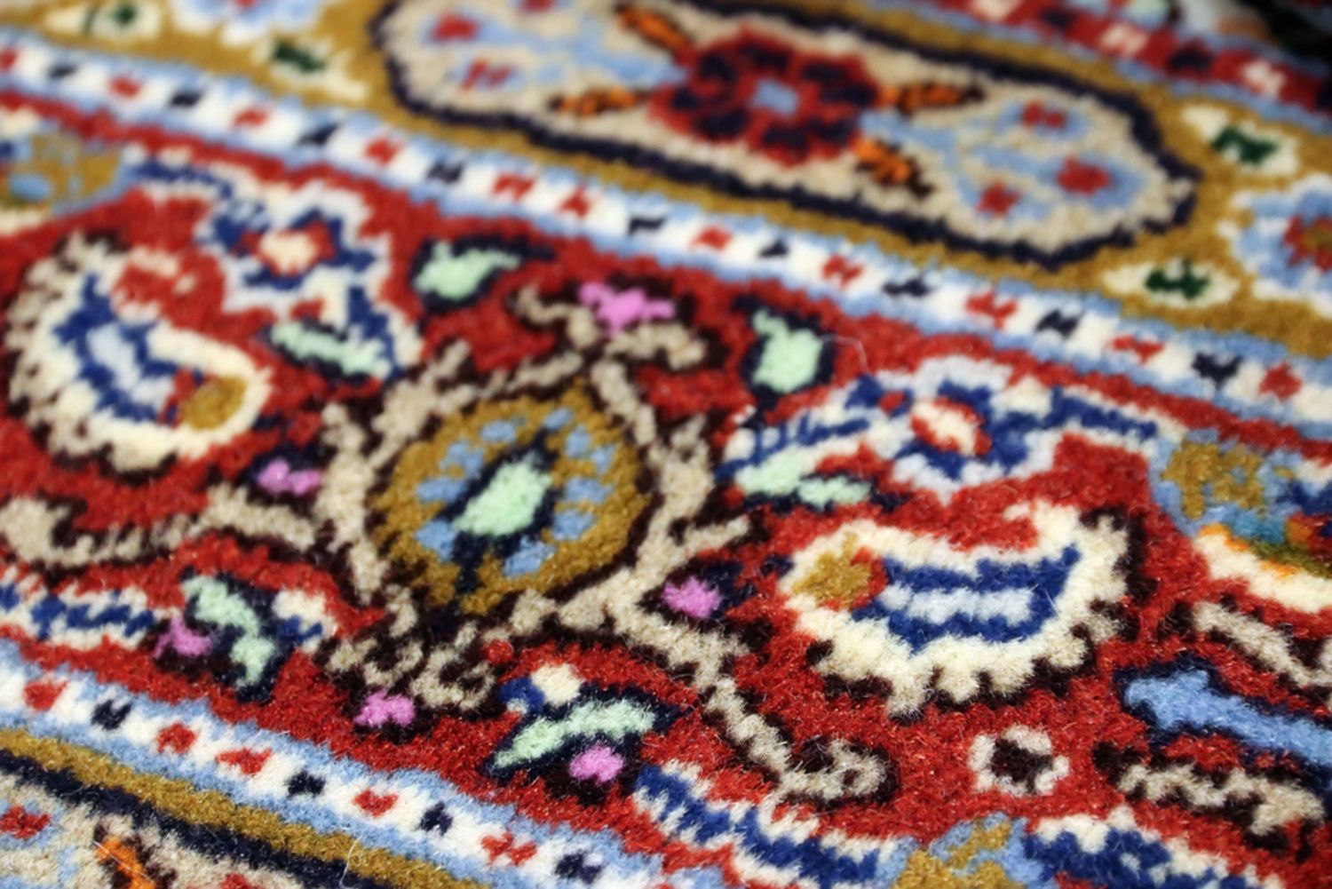 Alfombra persa - Clásica - 124 x 79 cm - arena