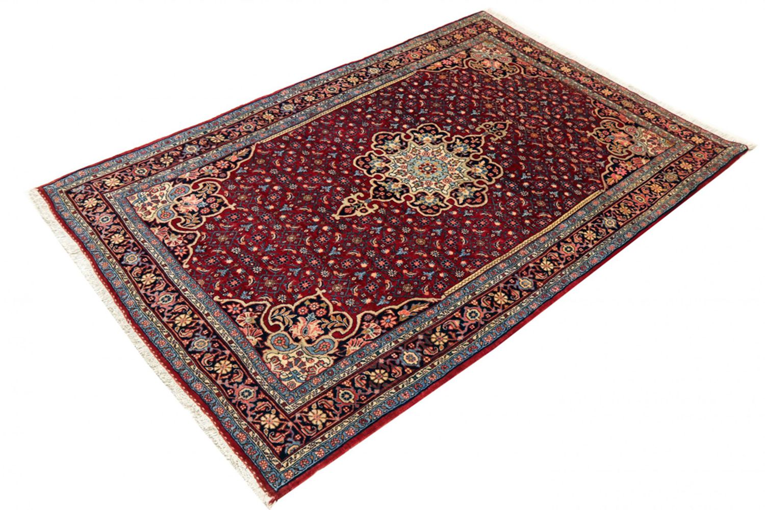 Alfombra persa - Nómada - 223 x 145 cm - óxido