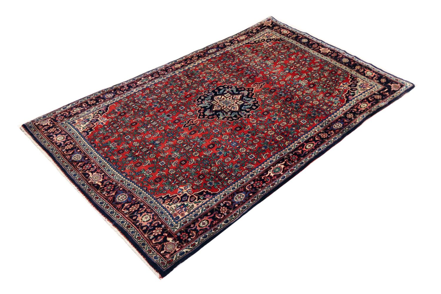 Alfombra persa - Nómada - 214 x 136 cm - óxido