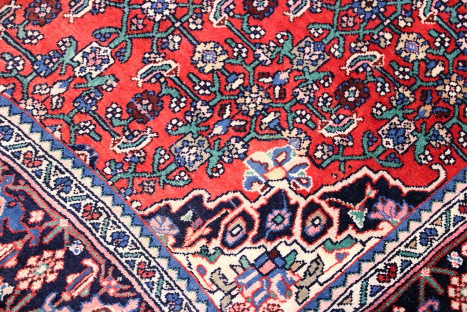 Alfombra persa - Nómada - 214 x 136 cm - óxido