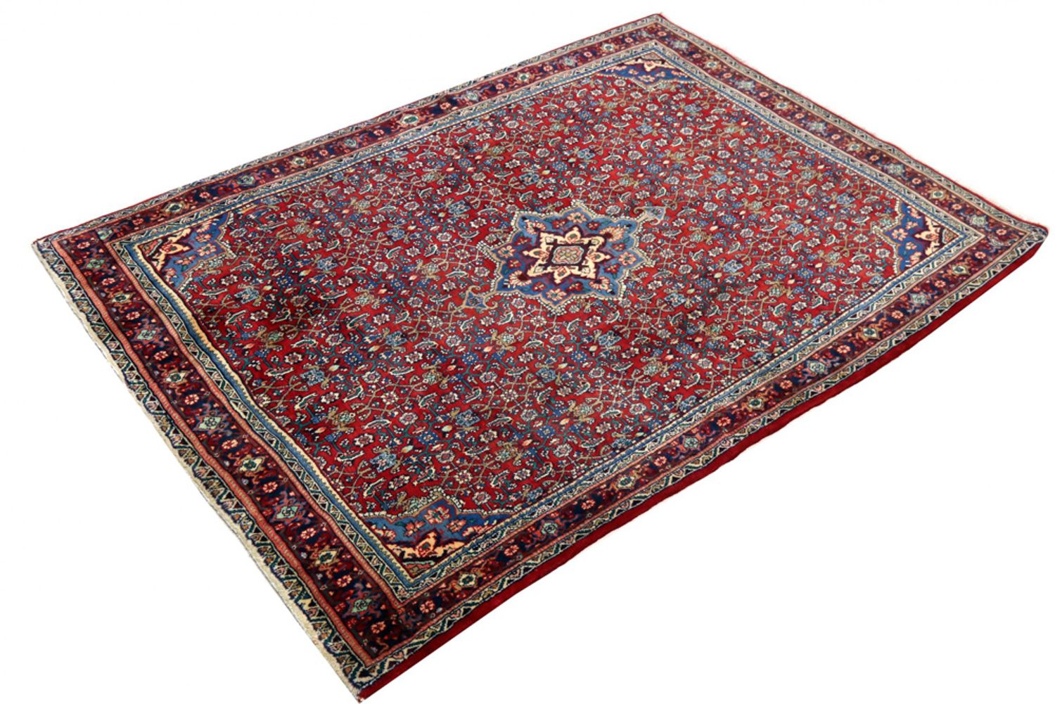 Alfombra persa - Nómada - 222 x 135 cm - óxido