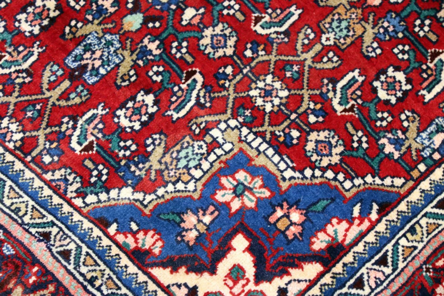 Alfombra persa - Nómada - 222 x 135 cm - óxido