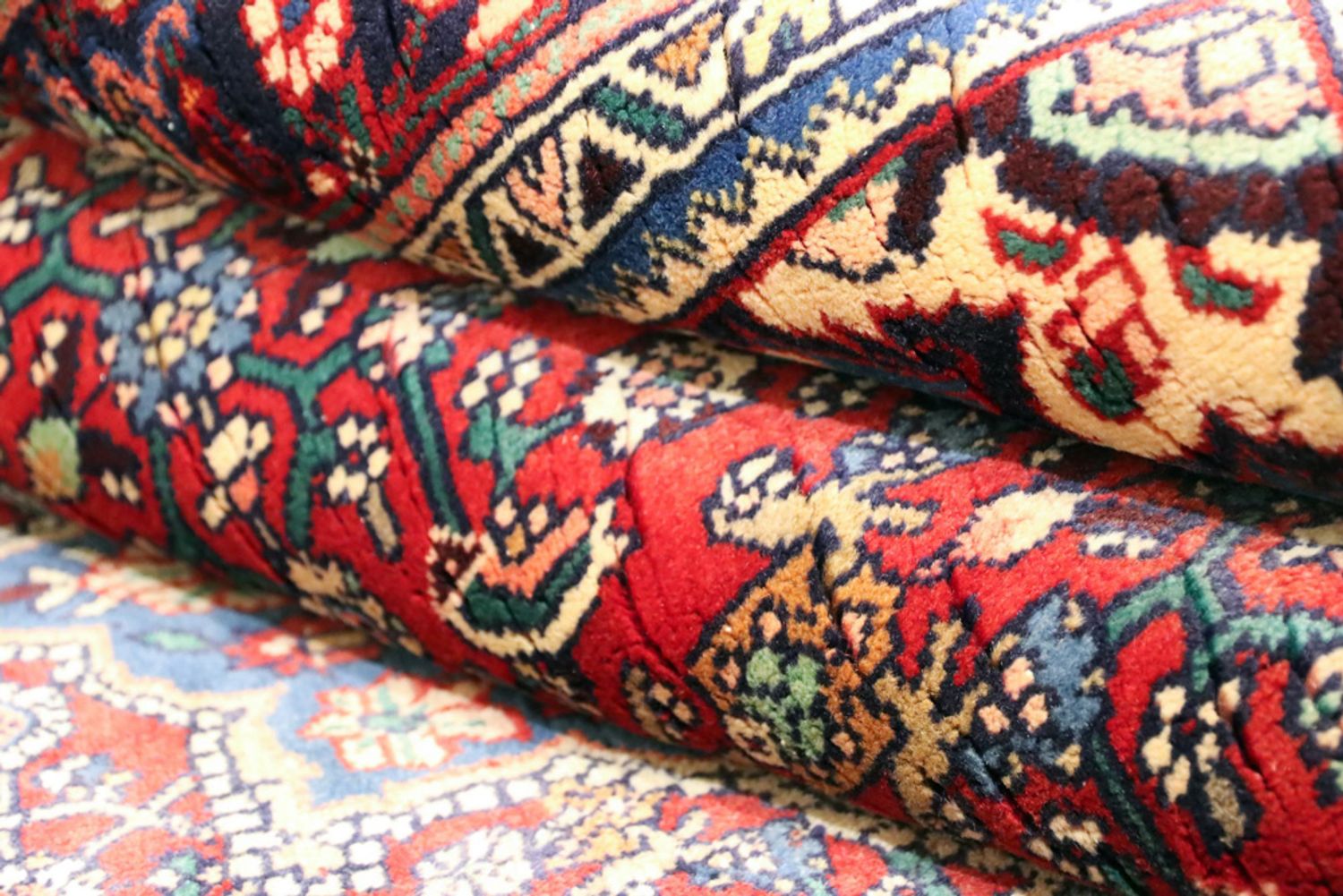 Alfombra persa - Nómada - 222 x 135 cm - óxido