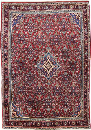 Alfombra persa - Nómada - 222 x 135 cm - óxido