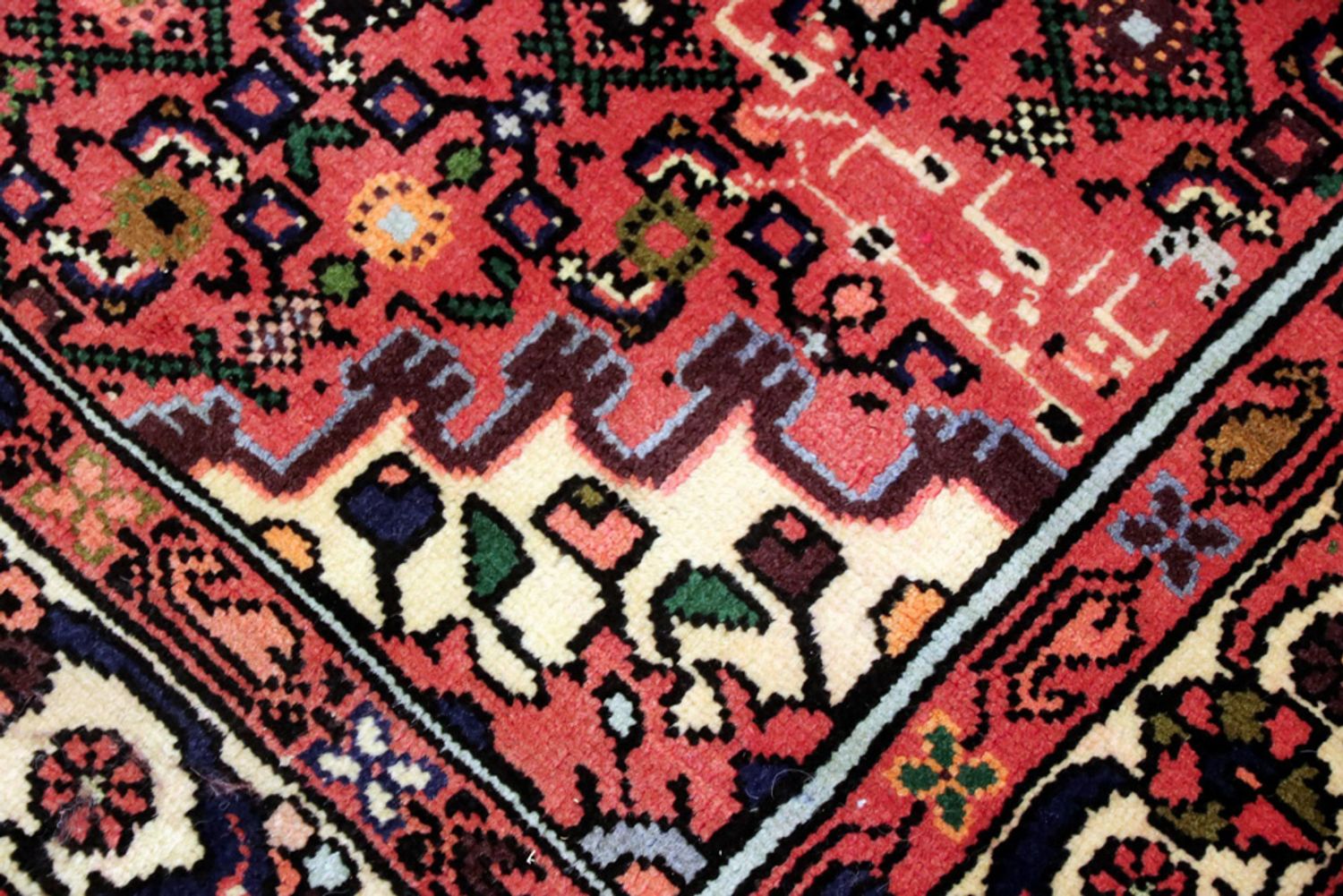 Persisk teppe - Nomadisk - 205 x 145 cm - rød