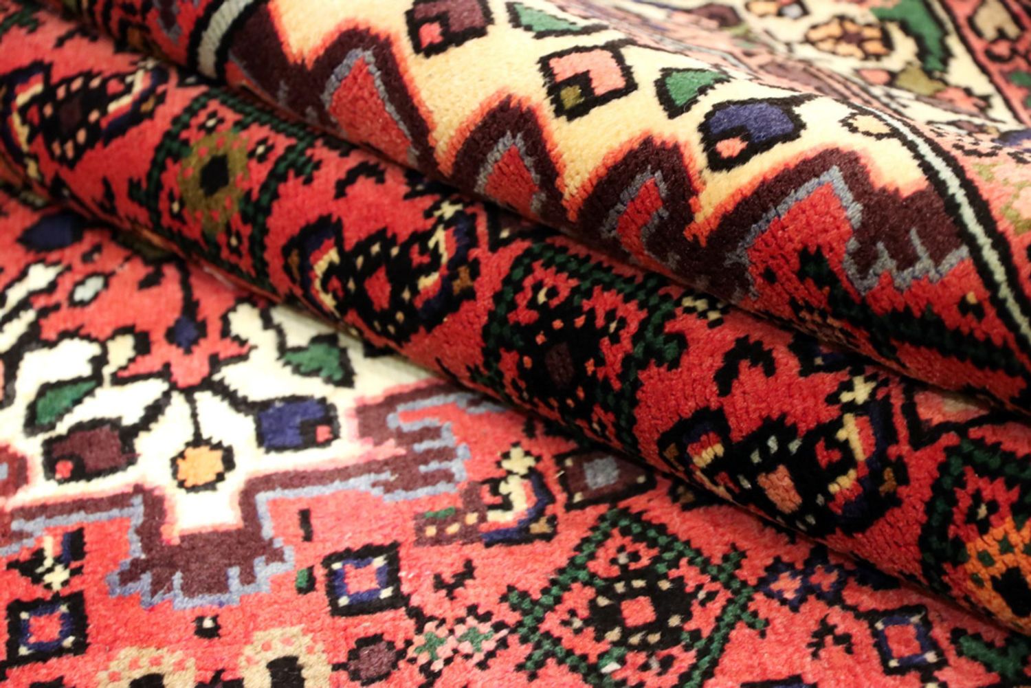 Persisk teppe - Nomadisk - 205 x 145 cm - rød