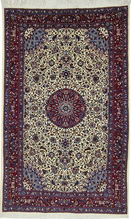 Perský koberec - Klasický - 207 x 130 cm - pískový