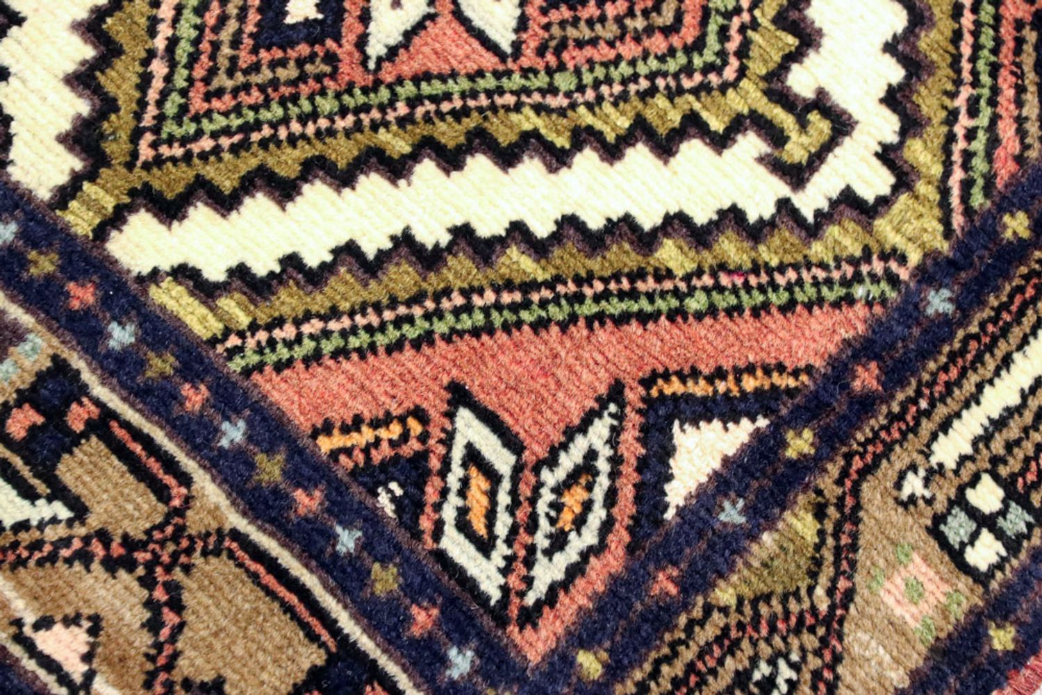 Runner Perský koberec - Nomádský - 288 x 77 cm - tmavě béžová