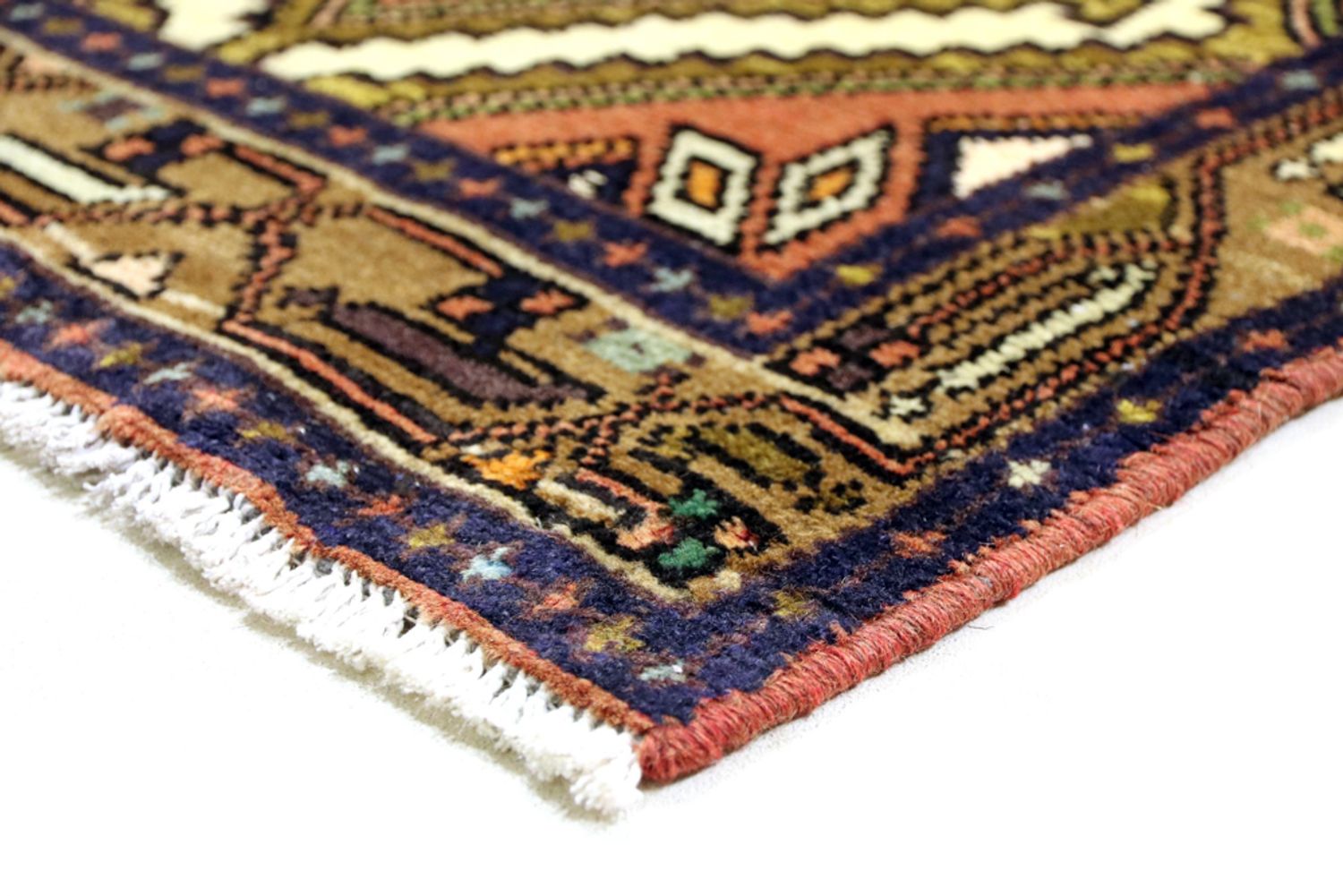 Runner Perský koberec - Nomádský - 288 x 77 cm - tmavě béžová