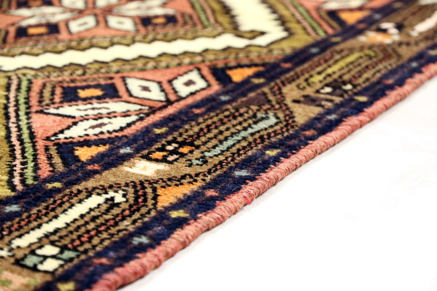 Runner Perský koberec - Nomádský - 288 x 77 cm - tmavě béžová