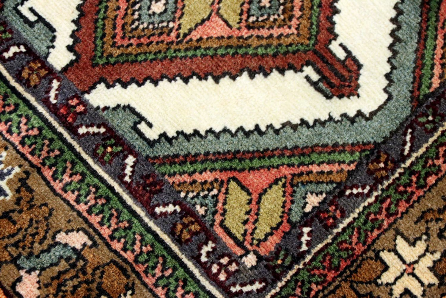 Alfombra de pasillo Alfombra persa - Nómada - 286 x 83 cm - beige oscuro