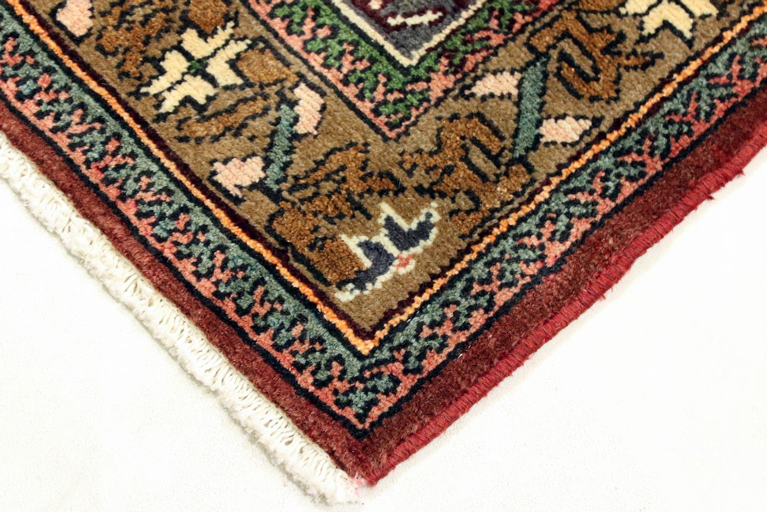 Alfombra de pasillo Alfombra persa - Nómada - 286 x 83 cm - beige oscuro