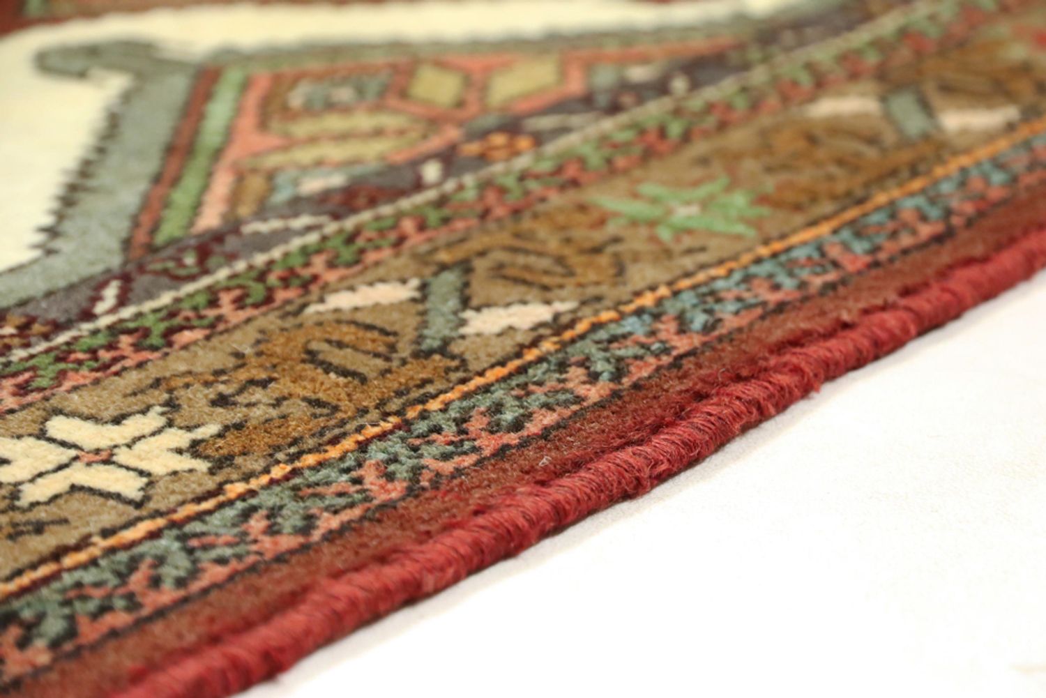 Alfombra de pasillo Alfombra persa - Nómada - 286 x 83 cm - beige oscuro