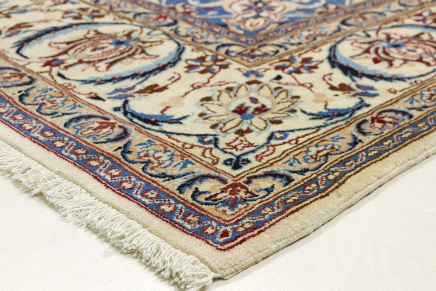 Perský koberec - Nain - Premium - 260 x 155 cm - krémová