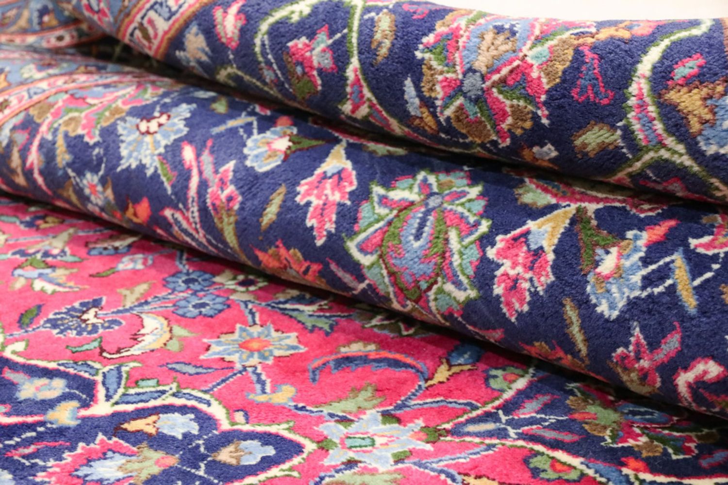 Persisk teppe - Keshan - 332 x 251 cm - rød