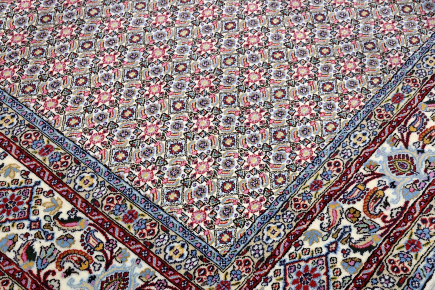 Perský koberec - Klasický - 247 x 190 cm - tmavě béžová