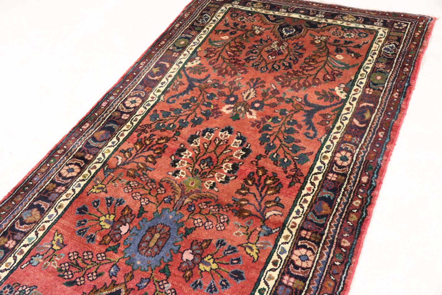 Alfombra de pasillo Alfombra persa - Clásica - 332 x 104 cm - rojo