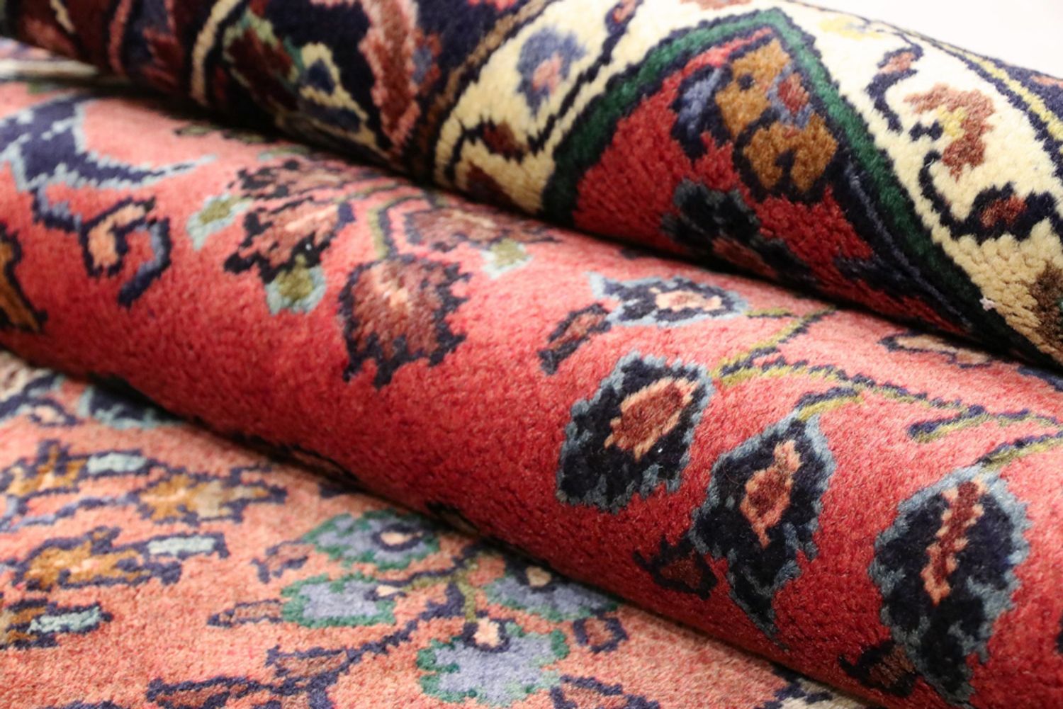 Alfombra de pasillo Alfombra persa - Clásica - 332 x 104 cm - rojo