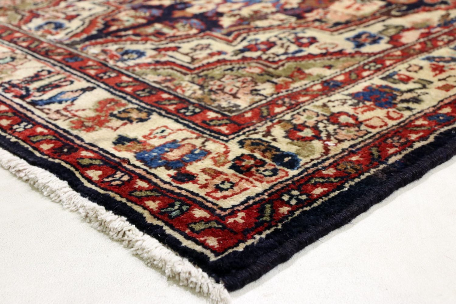 Alfombra de pasillo Alfombra persa - Nómada - 297 x 110 cm - beige oscuro