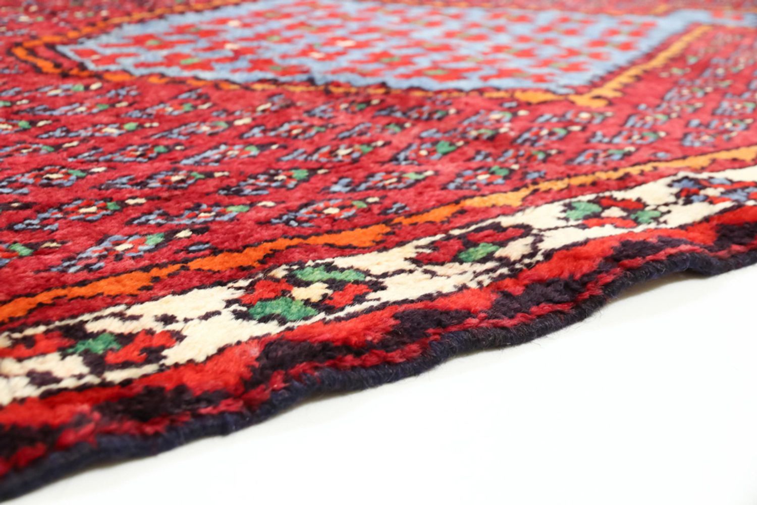 Alfombra de pasillo Alfombra persa - Nómada - 200 x 105 cm - rojo