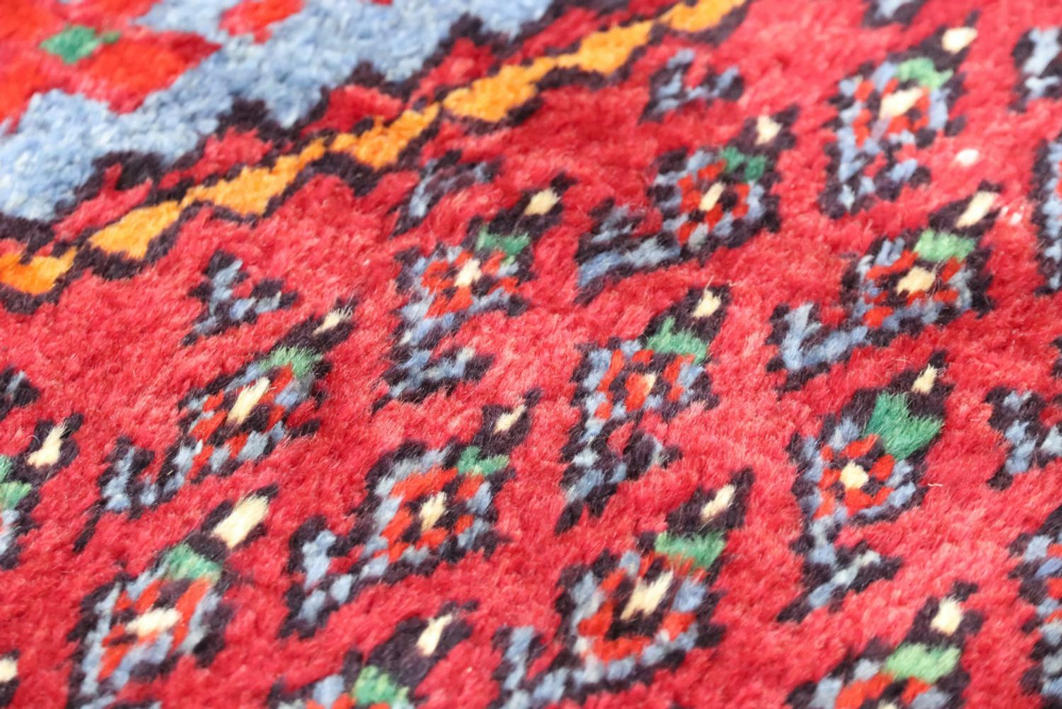 Alfombra de pasillo Alfombra persa - Nómada - 200 x 105 cm - rojo