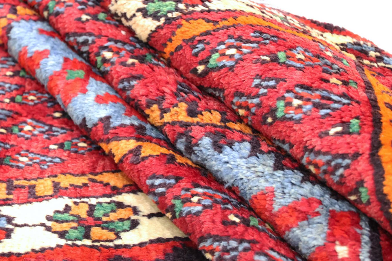 Alfombra de pasillo Alfombra persa - Nómada - 200 x 105 cm - rojo