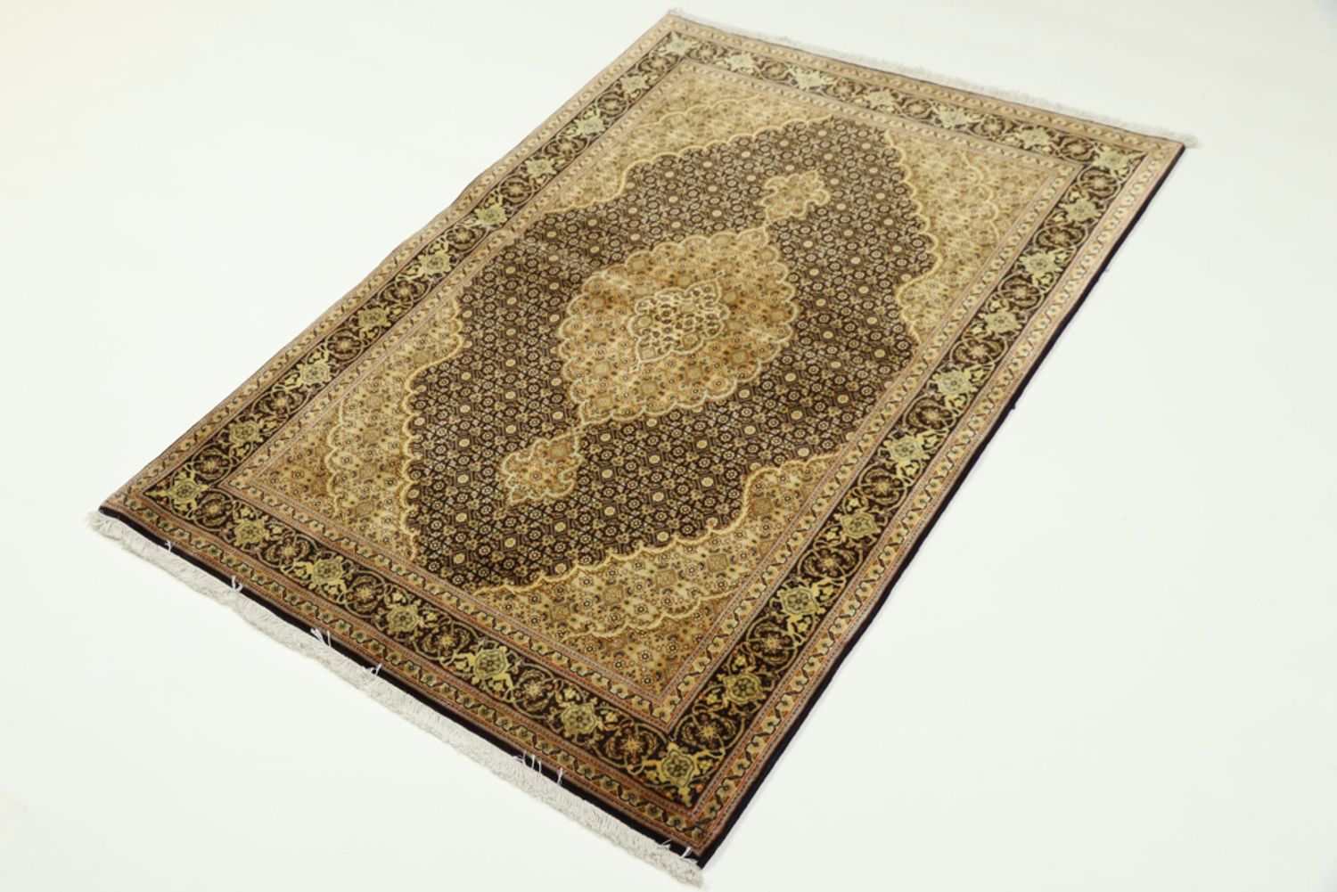 Persisk teppe - Tabriz - Royal - 148 x 101 cm - mørk beige